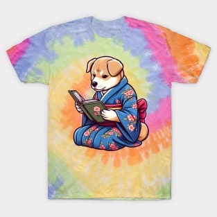 Reading puppy T-Shirt